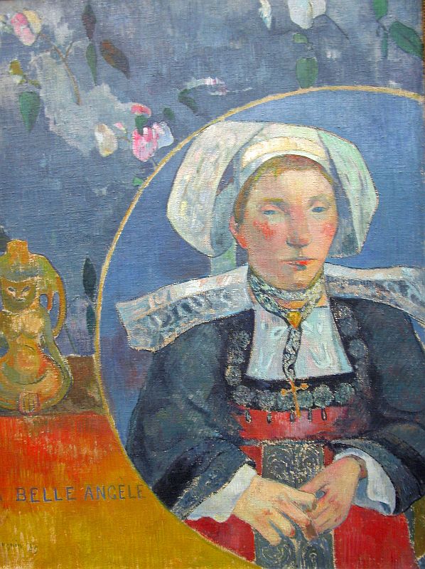 Paris Musee D'Orsay Paul Gauguin 1889 La Belle Angele 